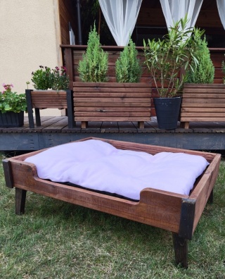 Kojo drewniane dla dużego psa 900x750x300/145