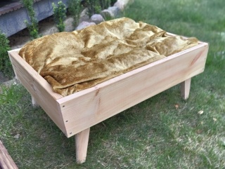 Kojo drewniane dla średniego psa 750x500x300/145