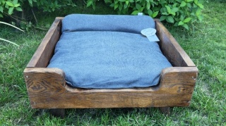 Kojo drewniane dla małego psa lub kota 500x400x300/145